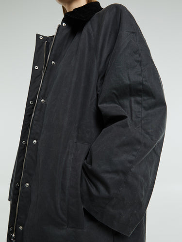 TOTEME - Country Coat in Washed Black