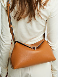 TOTEME - T-Lock Clutch in Tan