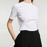 TOTEME - Classic Rib T-Shirt in White