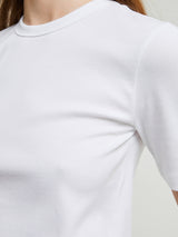 TOTEME - Classic Rib T-Shirt in White