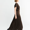 TOTEME - Slouch Waist Dress in Bark