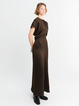 TOTEME - Slouch Waist Dress in Bark