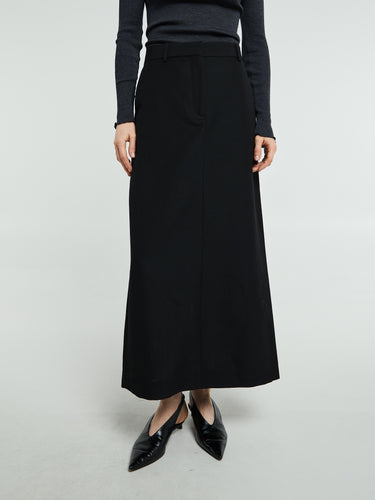 TOTEME - Low-Waist Straight Skirt in Black