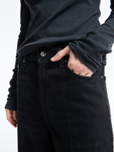 TOTEME - Wide Leg Denim in Faded Black