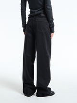 TOTEME - Wide Leg Denim in Faded Black