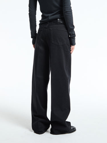 TOTEME - Wide Leg Denim in Faded Black