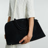 TOTEME - Suede Day Tote in Black