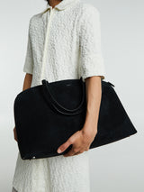 TOTEME - Suede Day Tote in Black