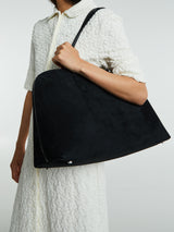 TOTEME - Suede Day Tote in Black