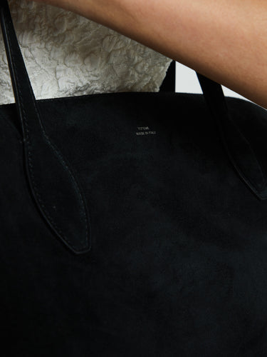 TOTEME - Suede Day Tote in Black