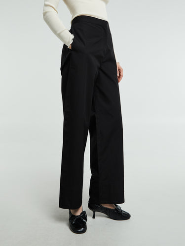 TOTEME - Twisted Seam Trousers in Black