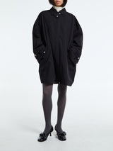 TOTEME - Oversized Trench Jacket in Black