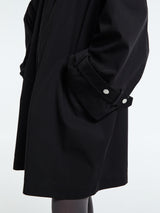 TOTEME - Oversized Trench Jacket in Black
