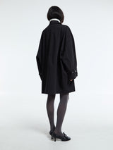 TOTEME - Oversized Trench Jacket in Black