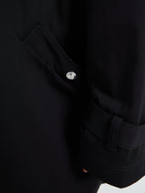 TOTEME - Oversized Trench Jacket in Black