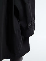 TOTEME - Oversized Trench Jacket in Black
