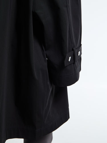 TOTEME - Oversized Trench Jacket in Black