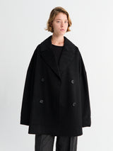 TOTEME - Oversized Doublé Jacket in Black