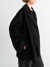 TOTEME - Oversized Doublé Jacket in Black