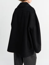 TOTEME - Oversized Doublé Jacket in Black