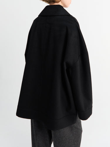 TOTEME - Oversized Doublé Jacket in Black