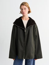 TOTEME - Zipped Country Jacket in Forest