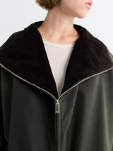 TOTEME - Zipped Country Jacket in Forest