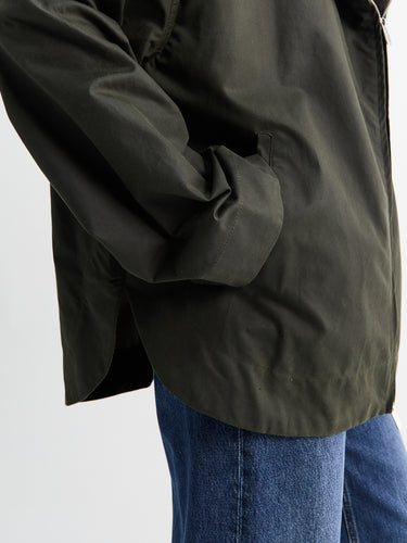 TOTEME - Zipped Country Jacket in Forest