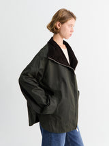 TOTEME - Zipped Country Jacket in Forest