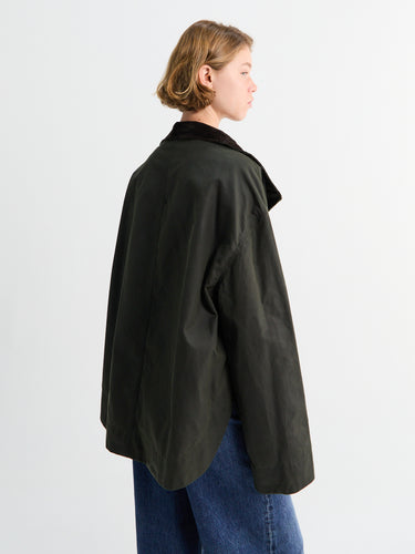 TOTEME - Zipped Country Jacket in Forest