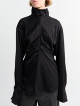 TOTEME - Slouch Blouse in Black