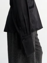TOTEME - Slouch Blouse in Black