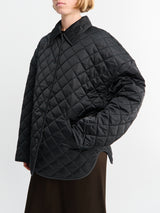 TOTEME - Collared Quilted Jacket in Black
