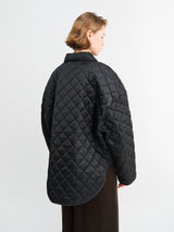 TOTEME - Collared Quilted Jacket in Black