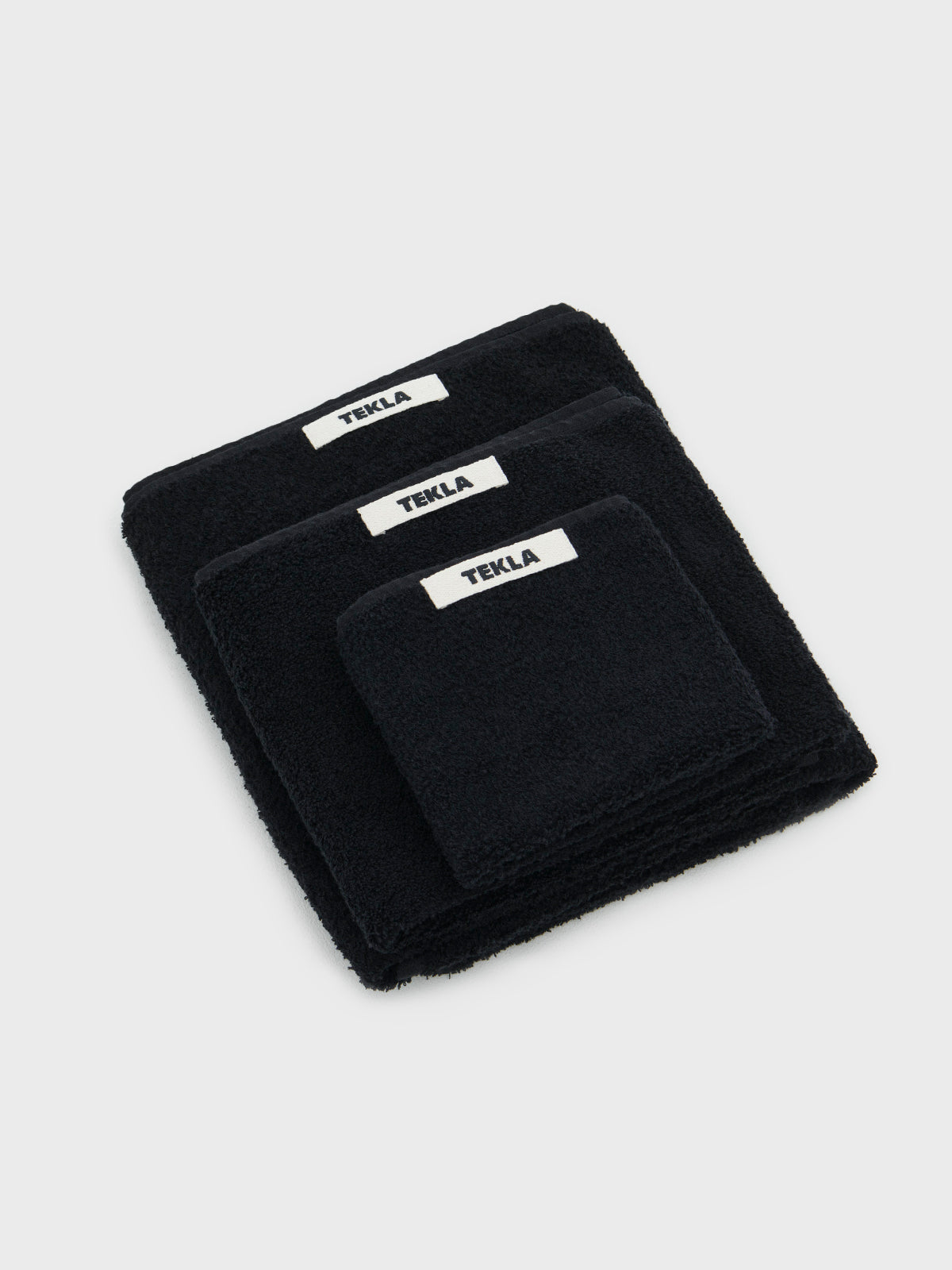 Tekla - Terry Towel in Black