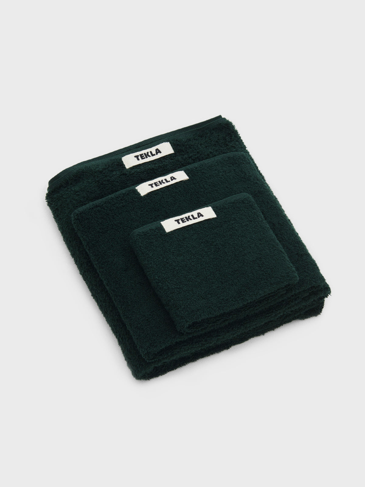 Tekla - Terry Towel in Forest Green