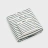 Tekla - Terry Towel in Racing Green Stripes