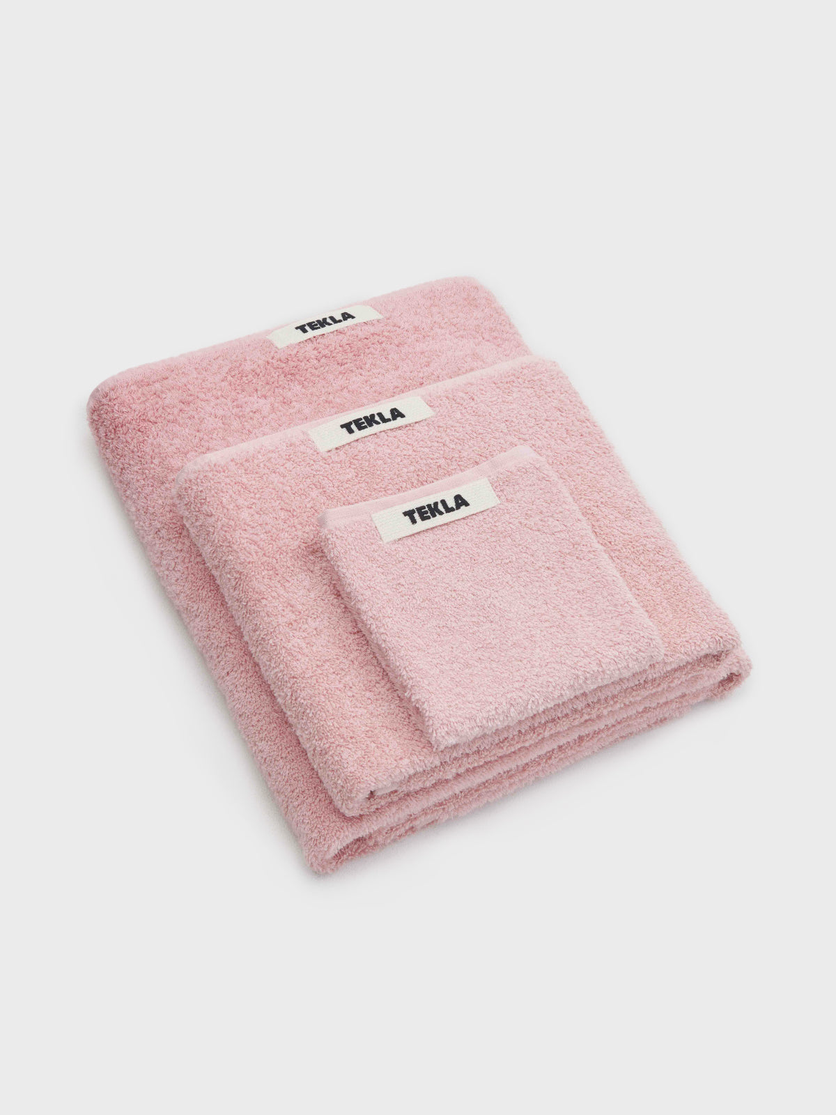 Tekla - Terry Towel in Shaded Pink