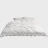 Tekla - Percale, Broderie Anglaise, Double Duvet Cover in Broken White/Anaïs