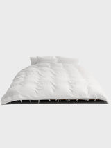 Tekla - Percale, Broderie Anglaise, Single Duvet Cover in Broken White/Perle