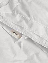 Tekla - Percale, Broderie Anglaise, Single Duvet Cover in Broken White/Perle