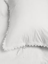 Tekla - Percale, Broderie Anglaise, Pillow Sham in Broken White/Anaïs