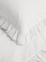 Tekla - Percale, Broderie Anglaise, Pillow Sham in Broken White/Elodie