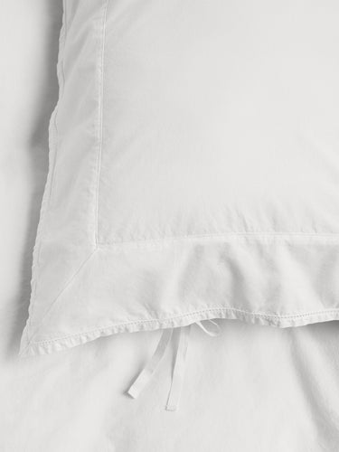 Percale, Broderie Anglaise, Pillow Sham in Broken White/Odette