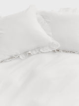 Tekla - Percale, Broderie Anglaise, Pillow Sham in Broken White/Elodie