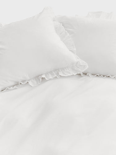 Percale, Broderie Anglaise, Pillow Sham in Broken White/Elodie