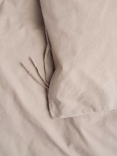 Tekla - Percale Duvet Cover in Clay