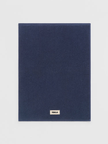 Tekla - Terry Bath Mat in Navy