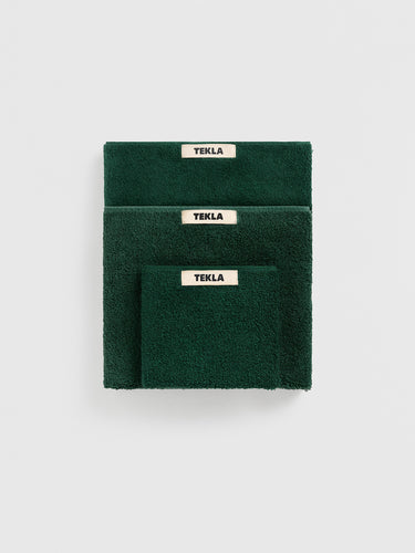 Tekla - Terry Towel in Forest Green