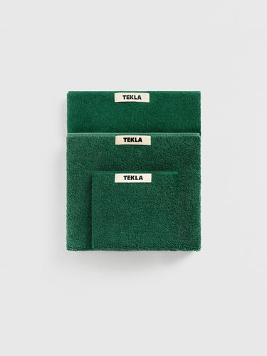 Tekla - Terry Towel in Teal Green